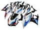 Yamaha YZF R3/R25 Motorrad Verkleidung 2019-2021 - Weiss Blau Rot Glanzendes Schwarz