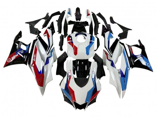 Yamaha YZF R3/R25 Motorrad Verkleidung 2019-2021 - Weiss Blau Rot Glanzendes Schwarz