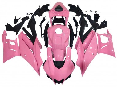 Yamaha YZF R3/R25 Motorrad Verkleidung 2022-2024 - Rosa Schwarz