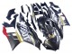 Yamaha YZF R3/R25 Motorrad Verkleidung 2022-2024 - Schwarzer Carbonfaser Stil Goldrot ABBOT