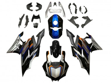 Yamaha YZF R3/R25 Motorrad Verkleidung 2022-2024 - Silber Blau Orange Schwarz