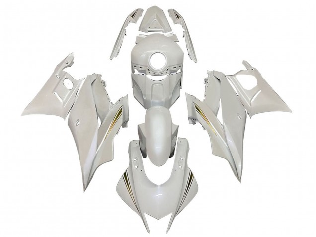 Yamaha YZF R3/R25 Motorrad Verkleidung 2022-2024 - Weiss Gold