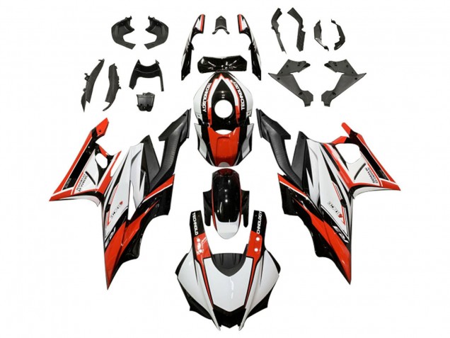Yamaha YZF R3/R25 Motorrad Verkleidung Kit 2022-2024 - Weiss Rot Schwarz