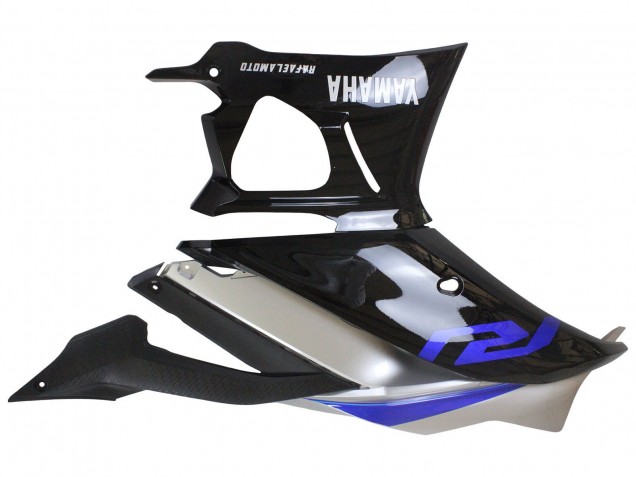Yamaha YZF R3/R25 Motorrad Verkleidung 2022-2024 - Silber Blau Glanzendes Schwarz