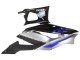 Yamaha YZF R3/R25 Motorrad Verkleidung 2022-2024 - Silber Blau Glanzendes Schwarz