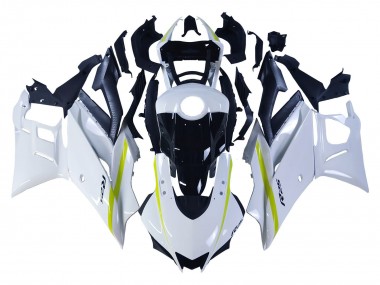 Yamaha YZF R3/R25 Motorrad Verkleidung 2022-2024 - Weiss Gelb Schwarz