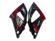 Yamaha YZF 1000 R1 Motorrad Verkleidung 1998-1999 - Glanzendes Schwarz Rot