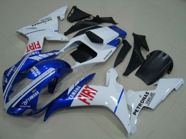 Yamaha YZF R1 Motorrad Verkleidung 2002-2003 - Weiss Blau Rot Fiat