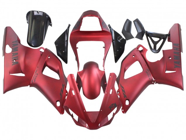 Yamaha YZF 1000 R1 Motorrad Verkleidung 2000-2001 - Matt Rot