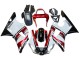 Yamaha YZF 1000 R1 Motorrad Verkleidung 2000-2001 - Rot Weiss Glanzendes Schwarz