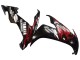Yamaha YZF 1000 R1 Motorrad Verkleidung 2004-2006 - Glanzendes Schwarz Rot Flamme