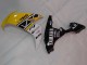 Yamaha YZF 1000 R1 Motorrad Verkleidung 2004-2006 - Gelb Weiss Glanzendes Schwarz