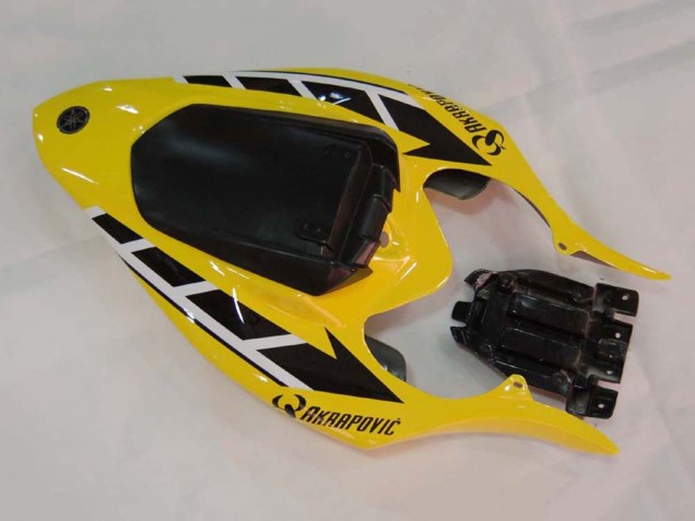 Yamaha YZF 1000 R1 Motorrad Verkleidung 2004-2006 - Gelb Weiss Glanzendes Schwarz