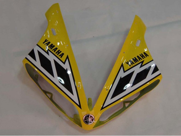Yamaha YZF 1000 R1 Motorrad Verkleidung 2004-2006 - Gelb Weiss Glanzendes Schwarz