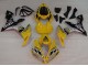 Yamaha YZF 1000 R1 Motorrad Verkleidung 2004-2006 - Gelb Weiss Glanzendes Schwarz