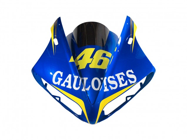 Yamaha YZF 1000 R1 Motorrad Verkleidung 2004-2006 - Blau Weiss Gelb Motul Gauloises 46