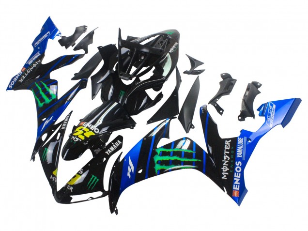 Yamaha YZF 1000 R1 Motorrad Verkleidung 2004-2006 - Blau Schwarz Gelb Grun Monster Yamalube ENEOS 69