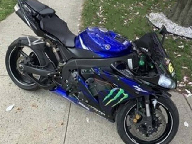 Yamaha YZF 1000 R1 Motorrad Verkleidung 2004-2006 - Blau Schwarz Gelb Grun Monster Yamalube ENEOS 69