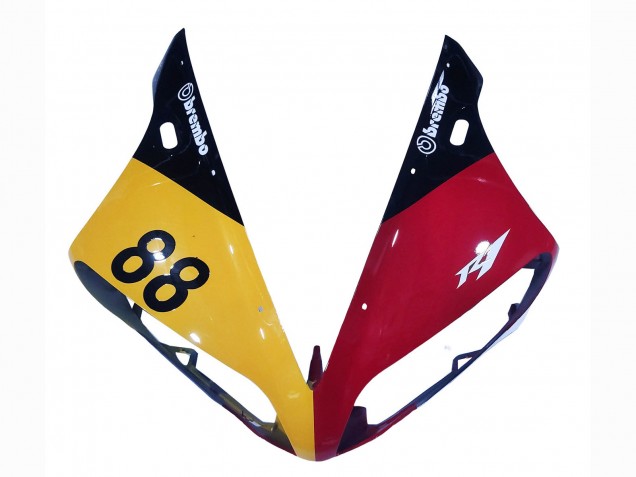 Yamaha YZF 1000 R1 Motorrad Verkleidung 2004-2006 - Gelb Rot Weiss Schwarz YSP 88