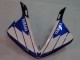 Yamaha YZF 1000 R1 Motorrad Verkleidung 2009-2011 - Weiss Blau Schwarz M1