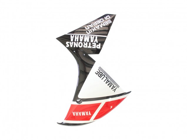 Yamaha YZF 1000 R1 Motorrad Verkleidung 2012-2014 - Weiss Rot Glanzendes Schwarz Petronas