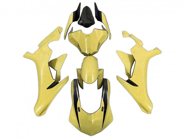 Yamaha YZF 1000 R1 Motorrad Verkleidung 2020-2025 - Gelb Glanzendes Schwarz