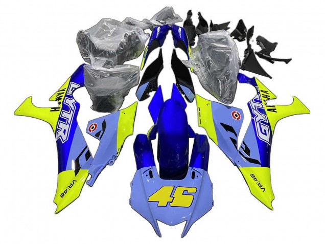 Yamaha YZF 1000 R1 Motorrad Verkleidung 2020-2025 - Blau Gelb GYTR 46