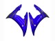 Yamaha YZF R6 Motorrad Verkleidung 2003-2004 - Blau Glanzendes Schwarz