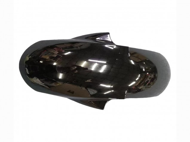 Yamaha YZF R6 Motorrad Verkleidung 2003-2004 - Glanzendes Schwarz Matt Schwarz Weiss Aufkleber