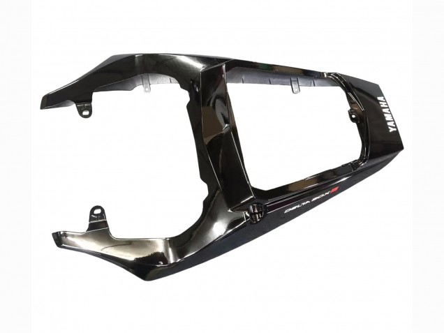 Yamaha YZF R6 Motorrad Verkleidung 2003-2004 - Glanzendes Schwarz Matt Schwarz Weiss Aufkleber