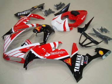 Yamaha YZF R1 Motorrad Verkleidung 2004-2006 - Rot Weiss Schwarz Santunder