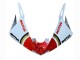 Yamaha YZF R6 Motorrad Verkleidung 2003-2004 - Weiss Rot Lucky Strike Motul