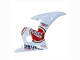 Yamaha YZF R6 Motorrad Verkleidung 2003-2004 - Weiss Rot Lucky Strike Motul