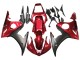 Yamaha YZF R6 Motorrad Verkleidung Kit 2003-2004 - Rot Matt Schwarz