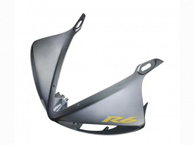 Yamaha YZF R6 Motorrad Verkleidung 2003-2004 - Matt Grau Matt Schwarz Gold Aufkleber