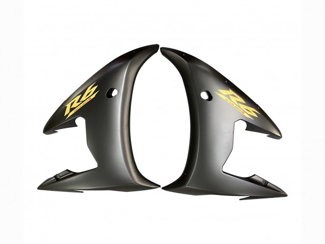 Yamaha YZF R6 Motorrad Verkleidung 2003-2004 - Glanzendes Schwarz Matt Schwarz Gold Aufkleber
