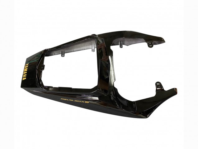 Yamaha YZF R6 Motorrad Verkleidung 2003-2004 - Glanzendes Schwarz Matt Schwarz Gold Aufkleber