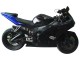 Yamaha YZF R6 Motorrad Verkleidung 2003-2004 - Blau Matt Schwarz