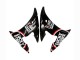 Yamaha YZF R6 Motorrad Verkleidung 2003-2004 - Glanzendes Schwarz Rot Weiss Lucky Strike Motul