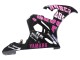 Yamaha YZF R6 Motorrad Verkleidung 2003-2004 - Gelb Rosa Glanzendes Schwarz Rossi Repsol 46