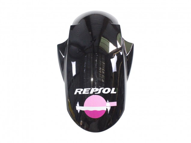 Yamaha YZF R6 Motorrad Verkleidung 2003-2004 - Gelb Rosa Glanzendes Schwarz Rossi Repsol 46
