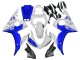 Yamaha YZF R6S Motorrad Verkleidung 2006-2009 - Weiss Blau GYTR