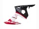 Yamaha YZF R6 Motorrad Verkleidung 2003-2004 - Rot Weiss Matt Schwarz