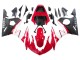 Yamaha YZF R6 Motorrad Verkleidung 2003-2004 - Rot Weiss Matt Schwarz