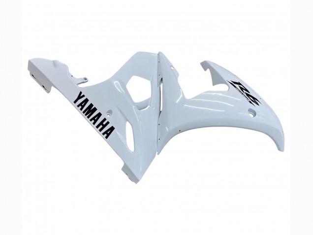 Yamaha YZF R6 Motorrad Verkleidung 2003-2004 - Weiss Schwarz Aufkleber