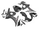 Yamaha YZF R6S Motorrad Verkleidung 2006-2009 - Glanzendes Schwarz Matt Schwarz