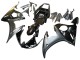 Yamaha YZF R6 Motorrad Verkleidung 2003-2004 - Glanzendes Schwarz Matt Schwarz Gold Chameleon
