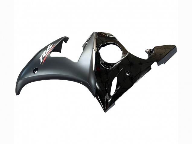 Yamaha YZF R6 Motorrad Verkleidung 2003-2004 - Glanzendes Schwarz Matt Schwarz Gold Chameleon