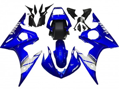 Yamaha YZF 600 R6 Motorrad Verkleidung 2005 - Blau Weiss