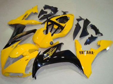 Yamaha YZF R1 Motorrad Verkleidung 2004-2006 - Gelb Glanzendes Schwarz